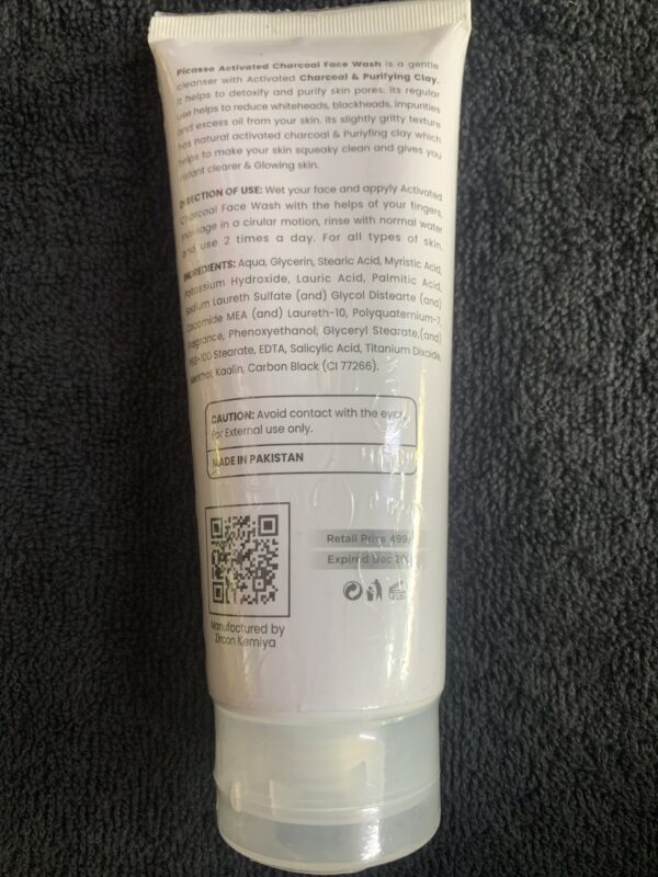 Picasso Activated charcoal Face wash - Image 2