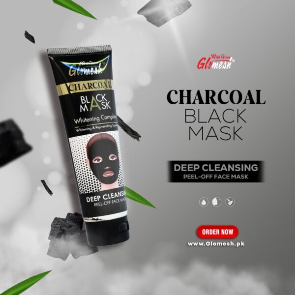Glomesh Charcoal Black Mask